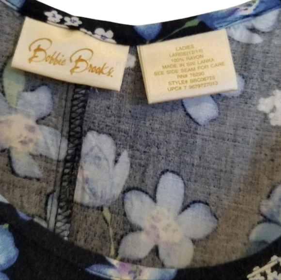 Vintage 90s Floral Maxi Dress large - Picture 5 of 5